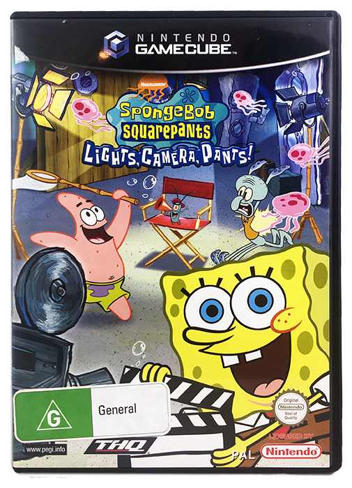 Spongebob Squarepants Lights Camera Pants (GameCube & Wii ...